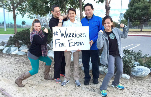 hashtag warriors for Emma