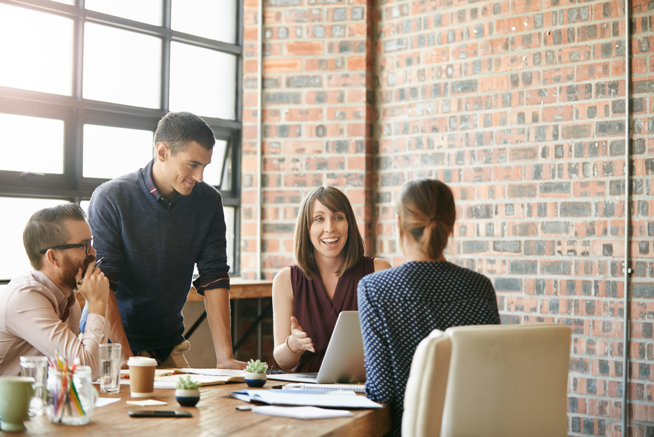 group of people sitting at a table