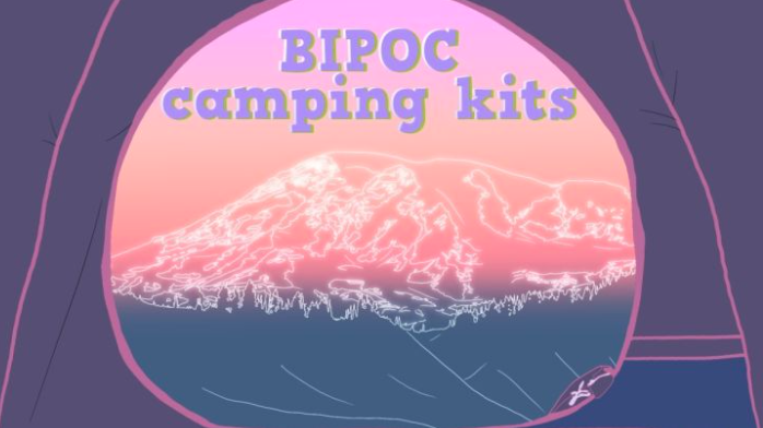 camping gear for bipoc graphic