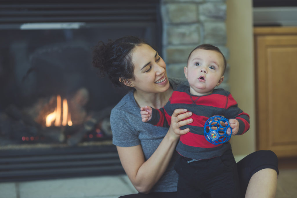 une mère et son fils