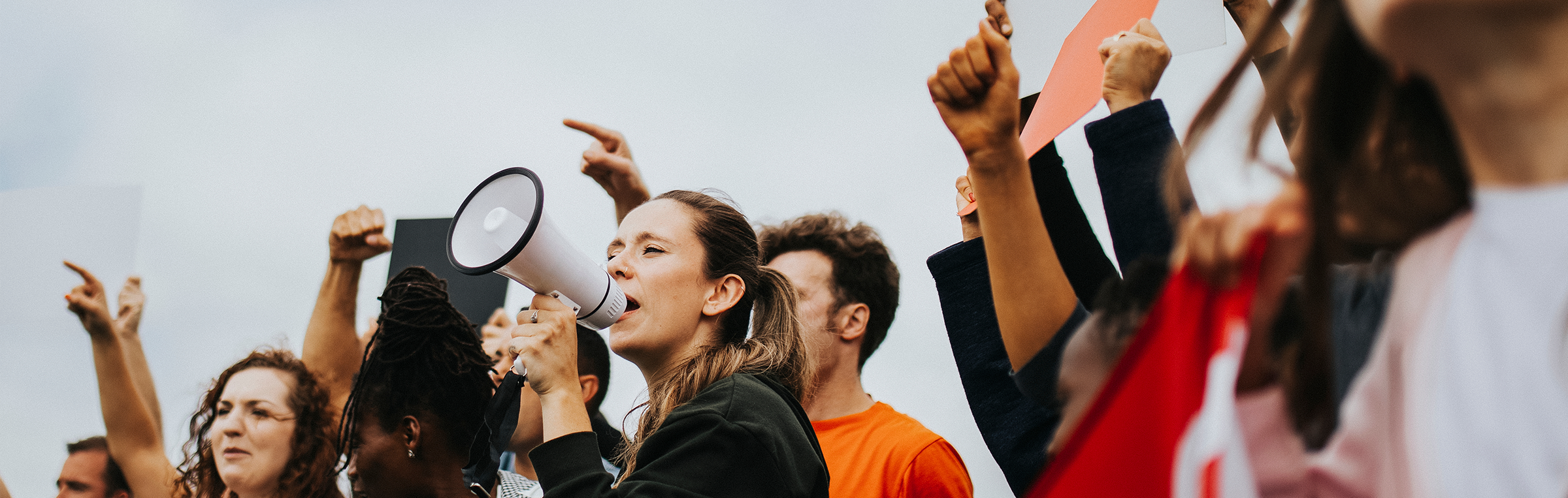 grévistes en manifestation
